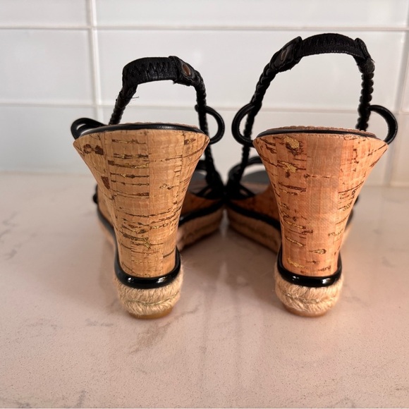 Cole Haan Black Slingback Sandals - Picture 3 of 9